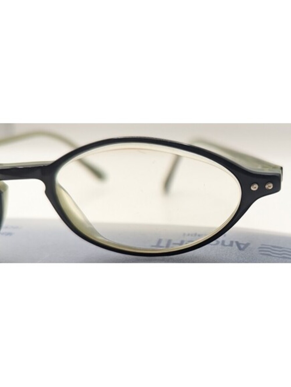 Nicole Miller Sweety Eyeglasses Frame Olive Translucent Green Oval  46-16-140 - Picture 15 of 15